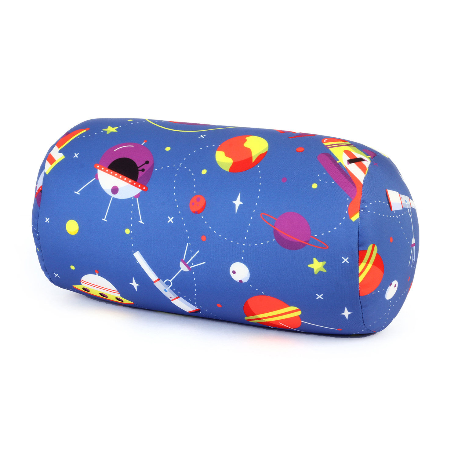 Orka Digital Printed Spandex Stretchable Fabric Microbeads Bolster (D26) view 2